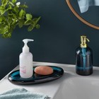 Colored Glass Bath Tray Blue - Threshold   