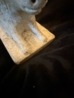 19thc Antique American Folk Art Carved Marble Lamb Sculpture 