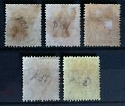 Malaya Straits Settlements 1905-12 Kevii Part Set 5v Mcca Mint M4012
