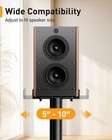 Universal Speaker Stands Pair With Cable Management  33 6 Inch Speakers Stand   