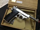Maruzen Abs Silver Chrome P38 Airsoft   Maruzen  Tokyo Marui  Mgc 