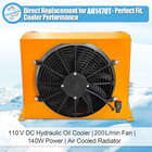 Ah1470t-ca Ac110v 200l min Fan Hydraulic Oil Cooler 140w 2mpa Hydraulic Air Cool