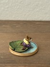 Wee Forest Folk Pm-3 Lilypaddle Mouse In Yellow Shirt purple Pants 2000-2002 Wp