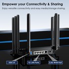 Dual Band Wireless Router Ax6000 Wifi6 Gigabit Router Wifi7 Be3600 Gaming Router