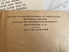 Vintage Letter Department Agriculture 1940 National Live Stock Co Kansas City