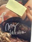 Mayra Dias Gomes May Valentine Signed Photo Autograph 8x10 Playboy Adult Model