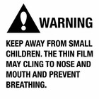 1 Roll 500 Labels 2 X 2 Suffocation Warning Amazon Fba Approved Labels stickers