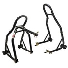 Sport Bike Front   Rear Spool-style Lift Stand With Triple Tree Attachment