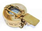 Brass Vintage Nautical Gift Antique Style Prismatic Engineering Military Compass