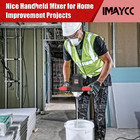 Cement Mixer 2100w  Portable Concrete Mixer  110v Handheld Mud Mixer For