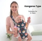 Infant  Baby Carrier Sling 4-in-1 To 30 Lbs Breathable Adjustable Backpack Wrap