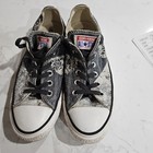Converse Chuck Taylor All Star Gray Floral Canvas Lace Up Men s Low Top