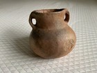 Mississippi County Arkansas Quapaw Pottery Jar W  Handles C 1450 Marked Repair