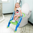 Potty Training Seat With Step Stool Ladder  Foldable Potty Kids Baby Potty