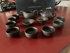 Yixing Zisha Tea Set Chinese Yixing Purple Sand Clay In Box 8 Cups