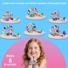 Friendship Bracelet Making Kit Diy Jewelry Beads Charms Craft Gift Girls 6-12