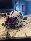 Lsu Tigers Authentic Gameday Football Helmet White Version  no Pads 