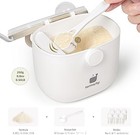 Baby Formula Dispenser With Scoop Portable Milk Powder Container For Travel Bags
