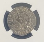  1198-1219  Armenia Tram  Levon I  Certified Ngc Xf 45   2 84g 