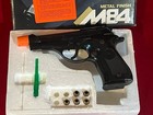Vintage Marushin M-84 Beretta 9mm Replica prop Gun W o b   5 Cartridges   50 7mm
