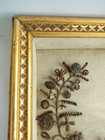 Victorian Hair Art Mourning Wreath Remembrance Art Shadow Box