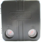 Fisher  2500-box  3-15 Psi Bourdon Tube  W  Fs-67cfr-362 Regulator   Surplus