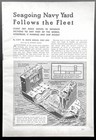    seagoing Navy Yard Follows The Ships    1945 Article Auxiliary Floating Drydock