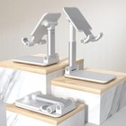 Adjustable Cell Phone Tablet Stand Desktop Holder Mount Mobile Ipad Iphone-black
