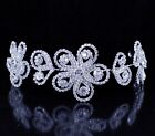 Daisy Crystal Rhinestone Bridal Hair Headband Headpiece Jewelry Tiara Prom T907