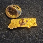 Bus Driver School Gold Tone Small Lapel Badge Bag Vest Pin