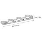 Bathroom Toilet Wall Lamp New Led Crystal Mirror Light Fixture Vanity Lamp Us