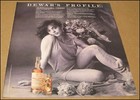 1986 Alessandra Ferri Dewar s White Label Whisky Print Ad Advertisement Vintage