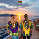 Traditional African Africa Dashiki Tribal Hippie Men Shirt Womens Dress Unisex
