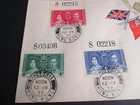 Hong Kong 1937 Superb Fdc Kgvi Rare Coronation Set  With Tab   Rs