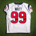 Coa J j Watt Houston Texans Nike Nfl Team Issued Game Jersey Walter Payton Patch