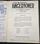 Fingerpower For Piano Or Organ Prep Book -  John W  Schaum  1970  Music Lessons