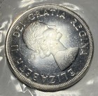 1964 Canadian Proof Like Silver Dollar 100th Annv  1 Coin In Original Cellophane