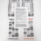 Deyimmei Contains Two Sets 3 Inches X 5 X 0 1 Inches  Black And White