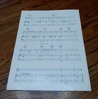 Rare  cat s In The Cradle   1974  Sheet Music Harry Chapin Excellent Condition 