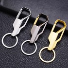 3 Color Key Chain Key Ring Silver Color Metal Inlay Keychain For Classic Men Car