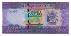 Solomon Islands 20 Dollars  nd 2017  - Islanders musical Instruments p-34a Unc