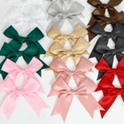 Big Satin Bows Handmade Party Decor Favor Bows Ribbon Crafting Wedding Birthday