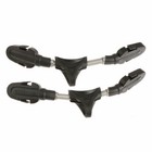 Atomic Scuba Diving Fin Replacement Spring Strap W buckles Pair Black 05-0025-3p