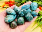 Chrysocolla Tumbled Stones  Reiki Crystals  Healing Chakra Pocket Gemstones