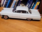 Very Nice Vintage Bandai 1961 Tin Friction Cadillac Hardtop W  Partial Box