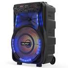 Portable Bluetooth Speaker   12  Woofer   Party Lights Wireless Mic Rechargeable