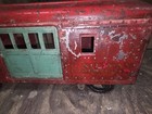 Antique Early Keystone R r  Pressed Steel Railroad Locomotive Ride-on Train Toy