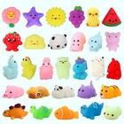 30pc Mini Mochi Squishy Toys Assorted Animal Stress Relief Sensory Kids