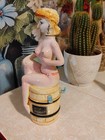 Rare Vintage 1950s Risque  naked Lady On Barrel  Decanter   Japan Some Flea Bite