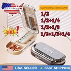 Adjustable Precise Pill Cutter Storage Box Portable Drug Tablet Medicine Dust Us